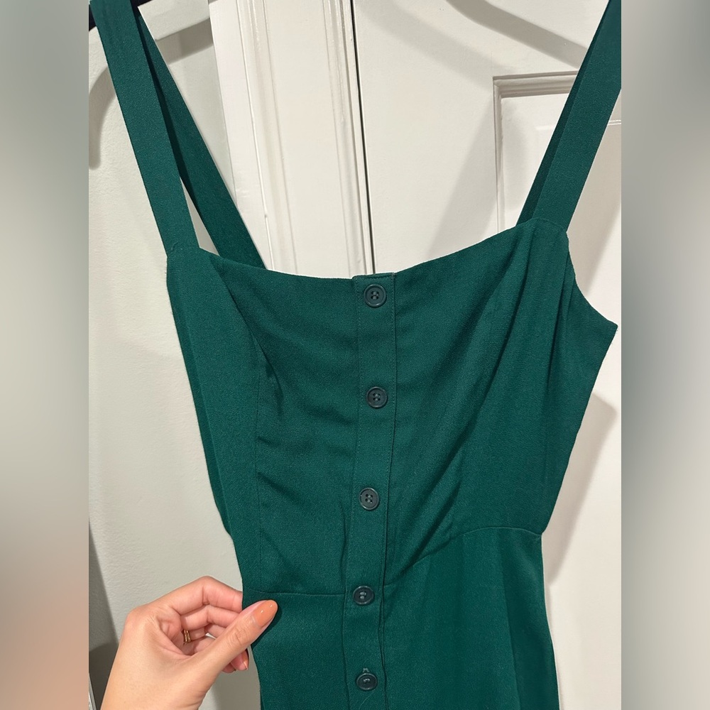 Reformation Persimmon Dress in green - Picture 3 of 7